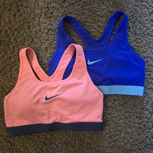 Set of 2 Nike Sports Bras Small